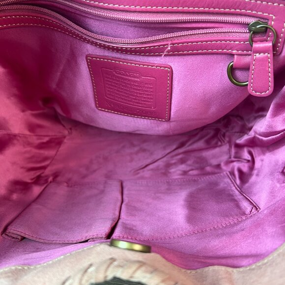 Coach RARE special edition spring 2004 poppy applique Bag - Picture 6 of 7